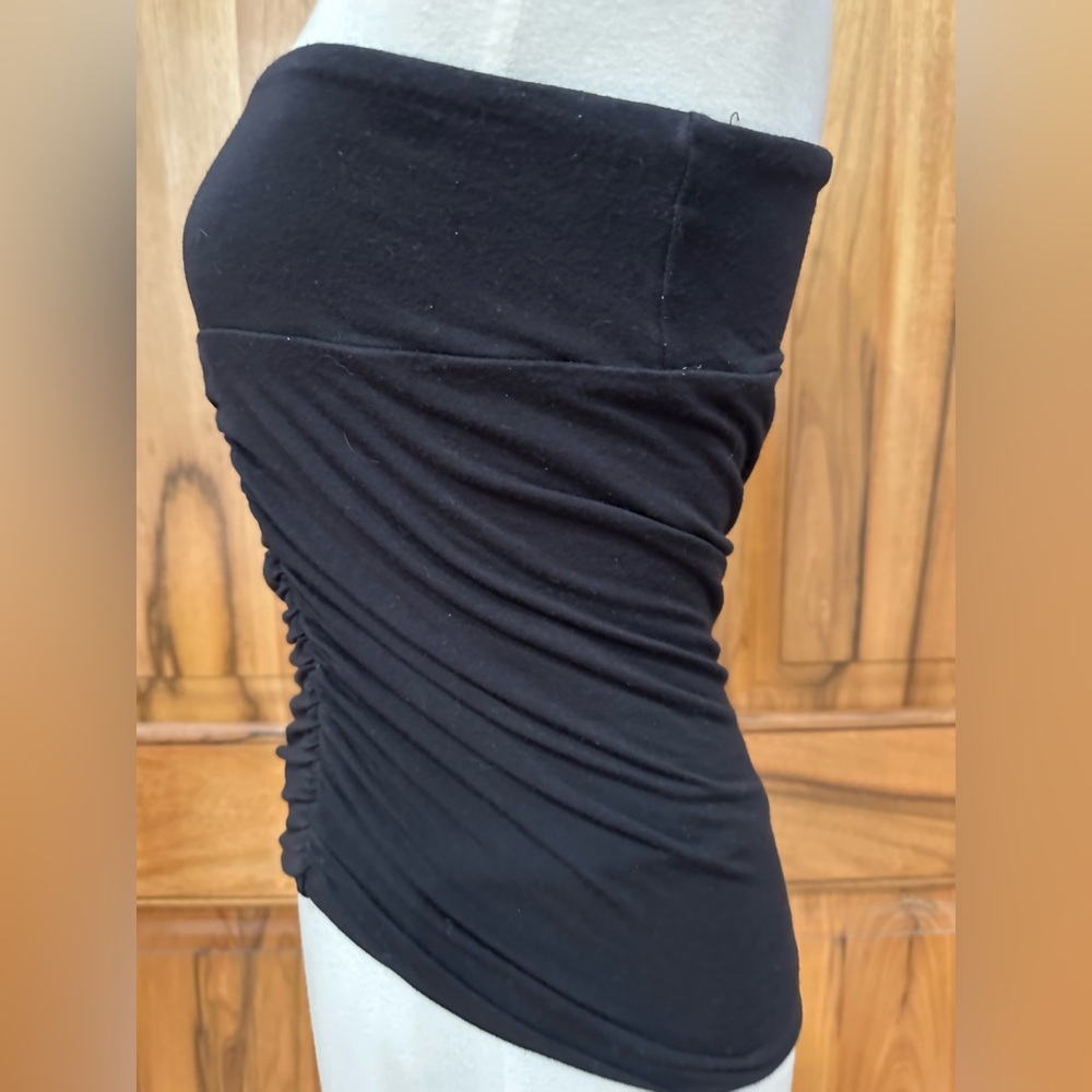 Bella Luxx Los Angeles, Versatile Black Ruched Garment/Mini-Skirt/Tube Top EUC S - Picture 6 of 16